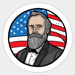 Rutherford B. Hayes Sticker